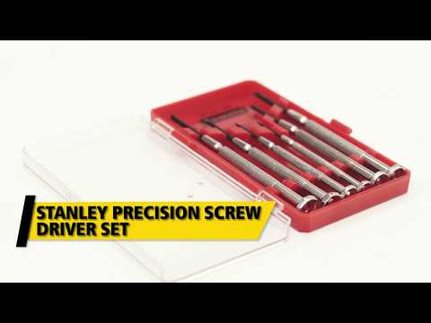 Stanley 66-039 6 Pieces Precision Screwdriver Set